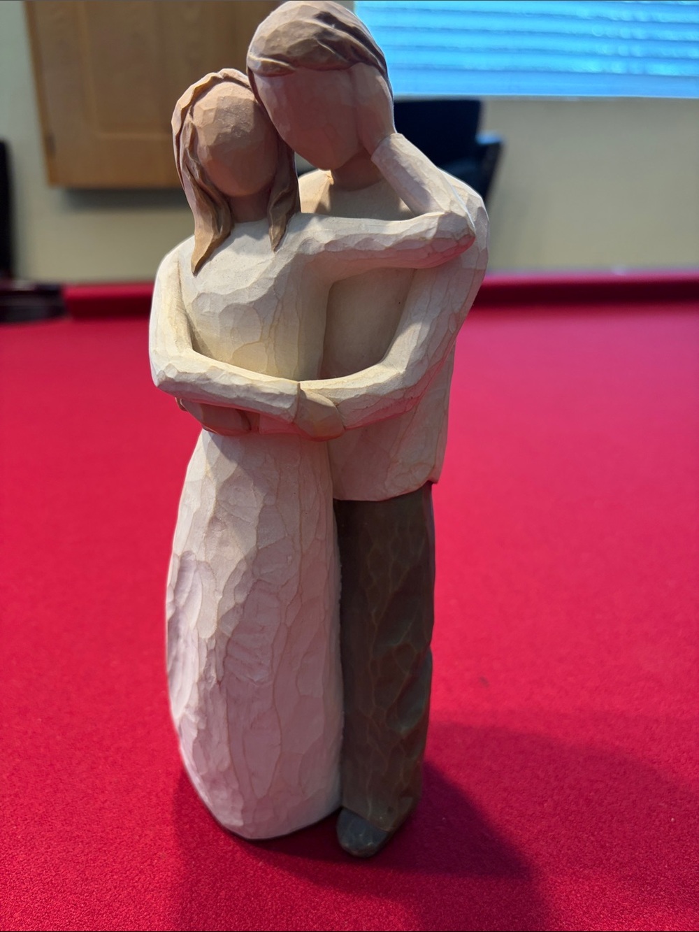 Willow Tree Embrace Figurine in Cream and Brown